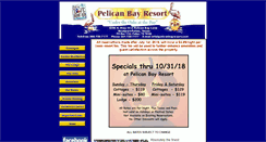 Desktop Screenshot of pelicanbayresort.com